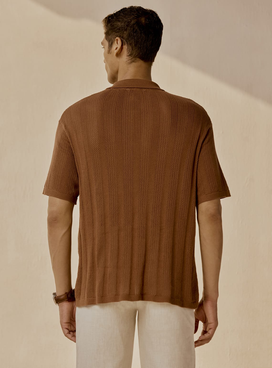 Terra Brown Organic Cotton Shirt