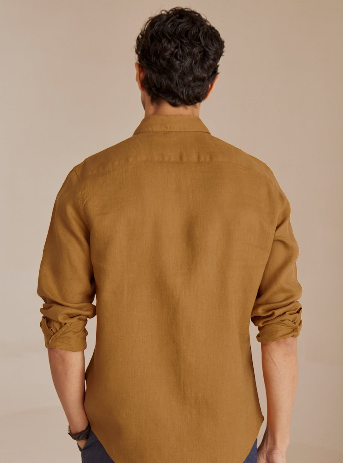 Dijon Linen Explorer Shirt