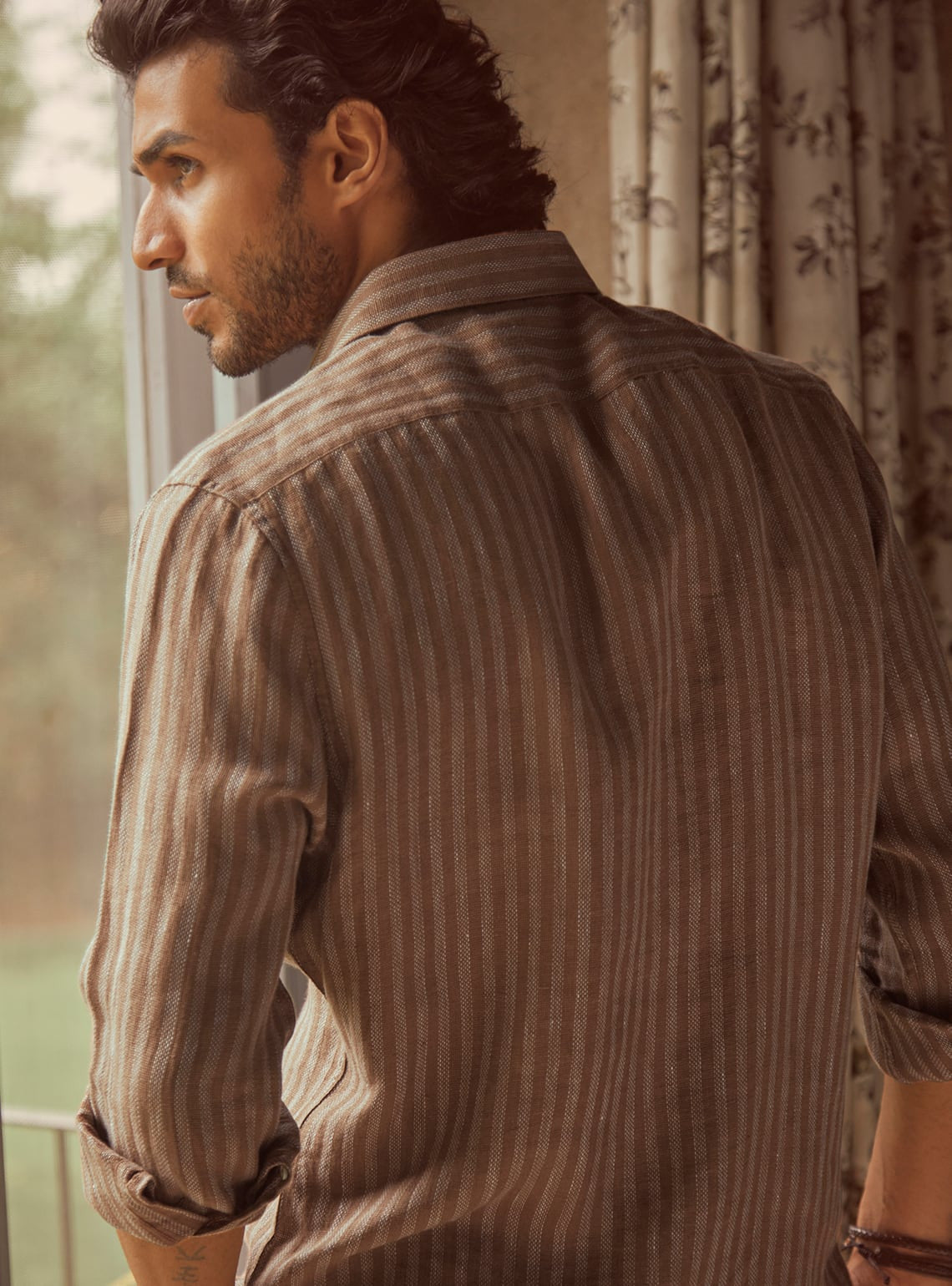 Tuscan Tan Linen Shirt