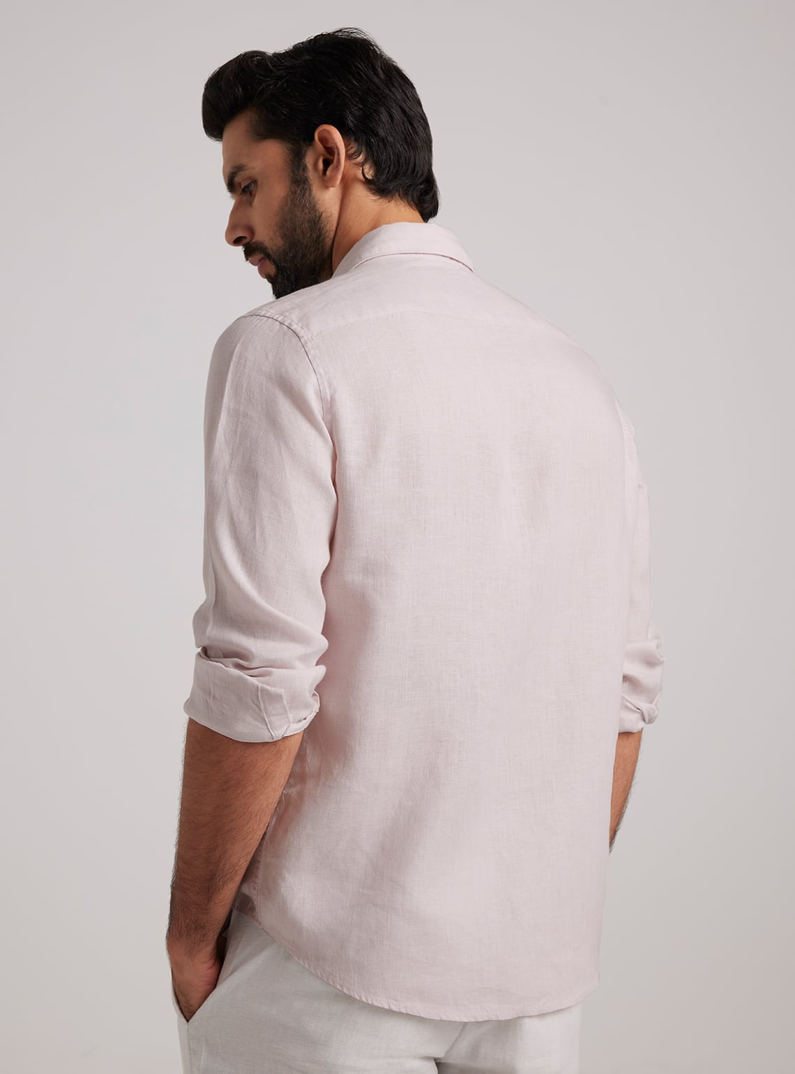 Lavender Mist Linen Shirt