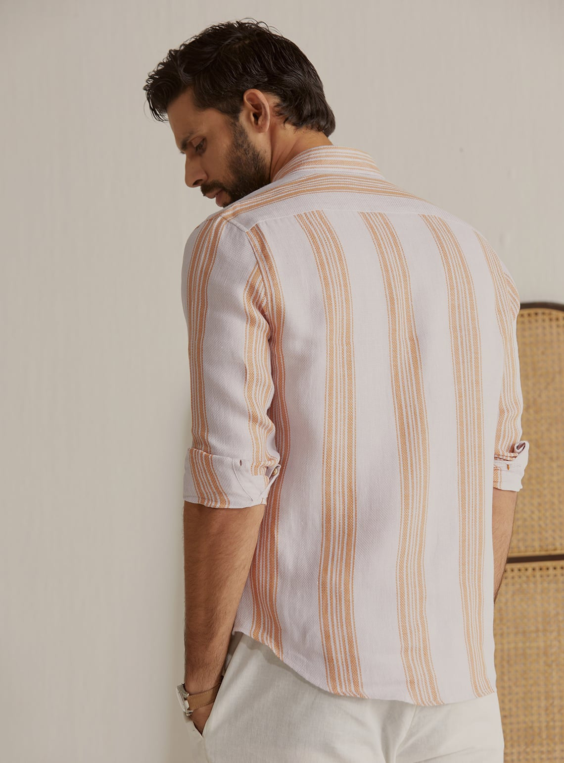 Sundowner Stripe Linen Shirt