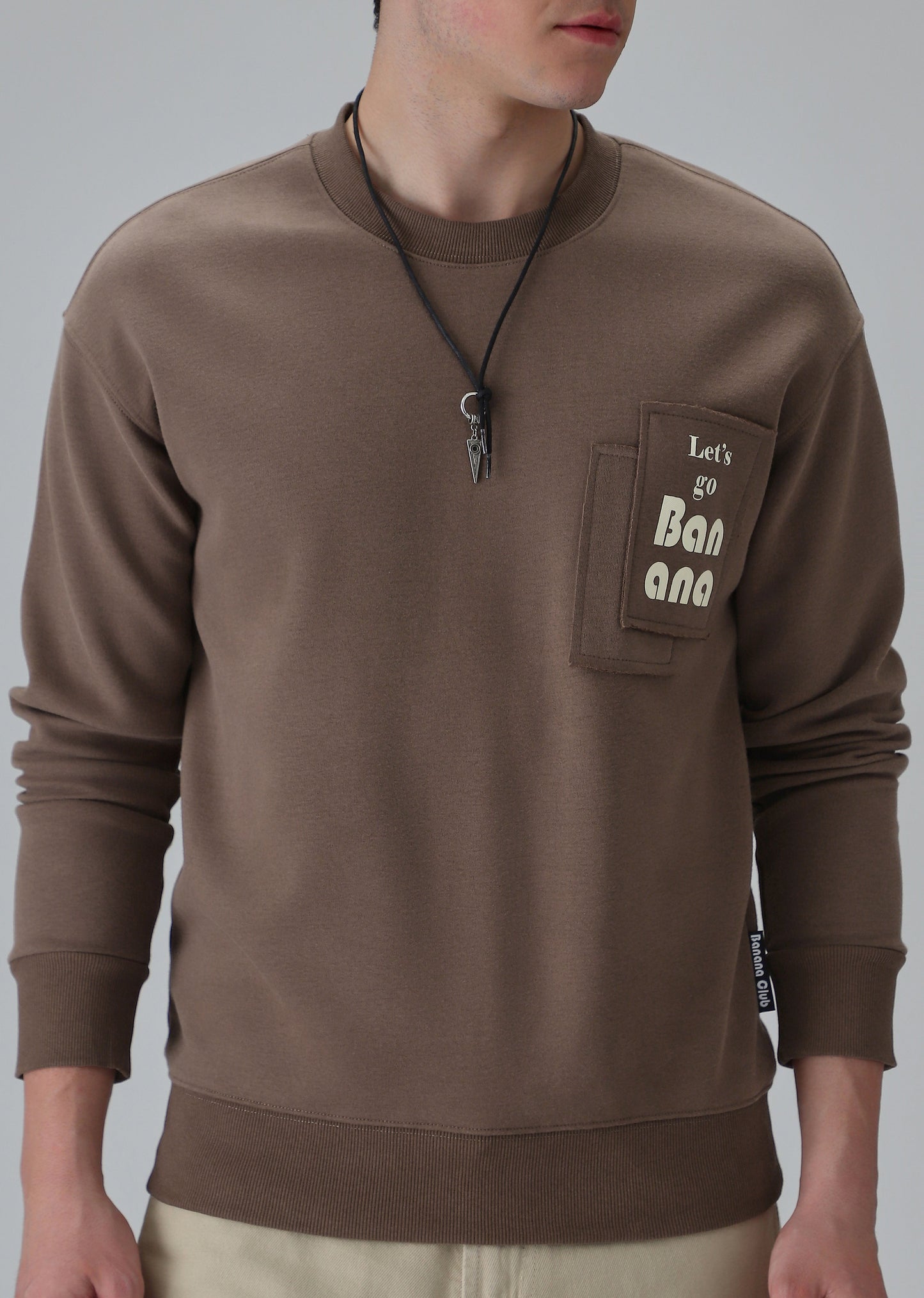 Brown Patch Sweatshirt