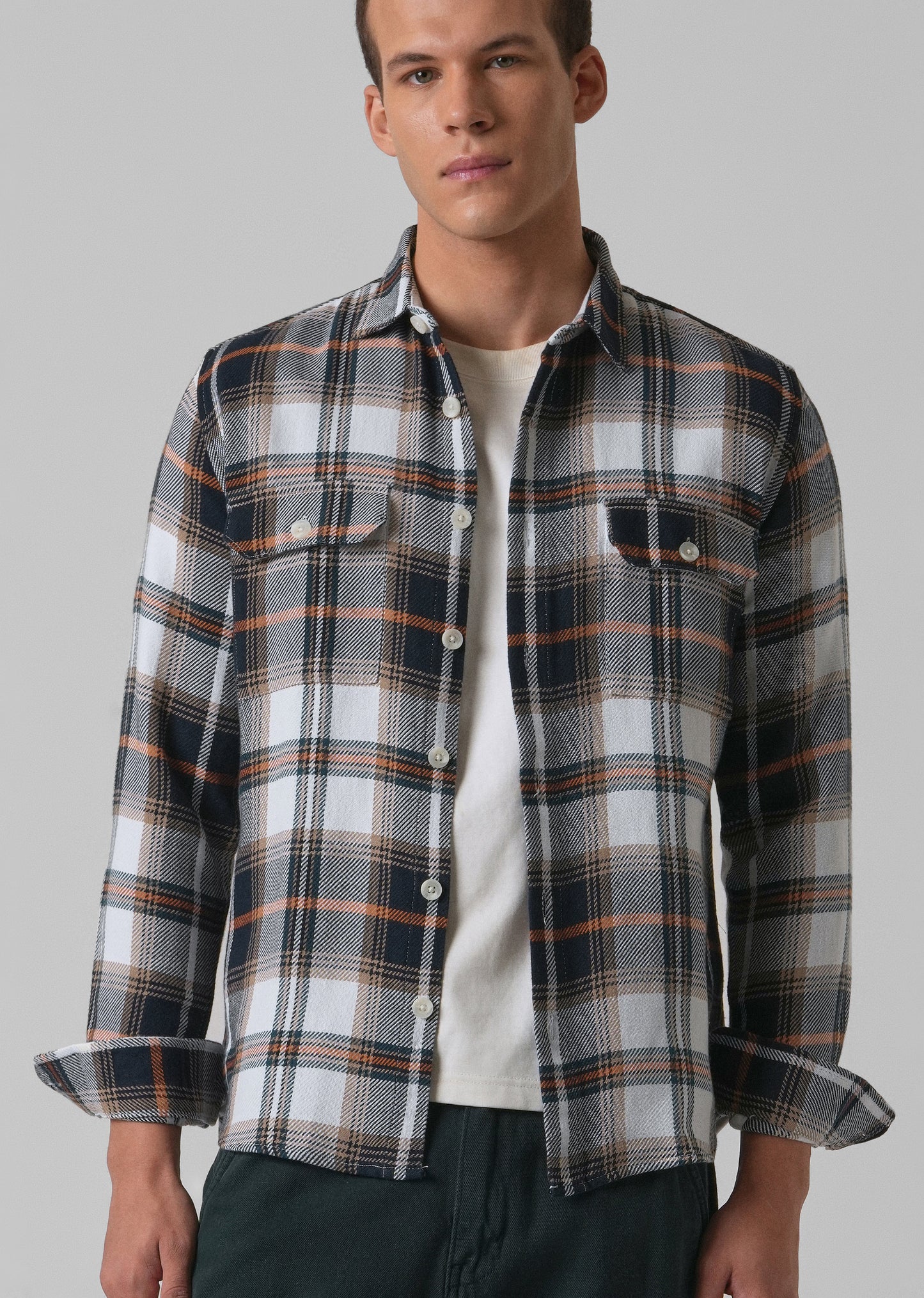 Classic Brushed Cotton Check Shirt