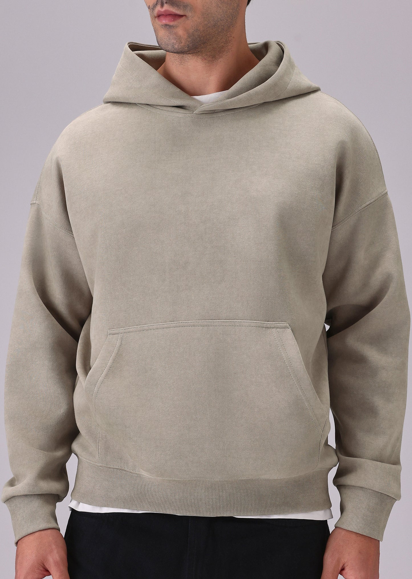 Dual Shade Grey Hoodie