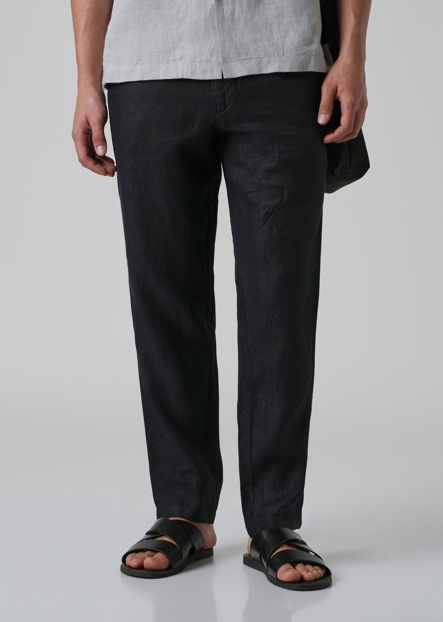 Night Blue Linen Pant