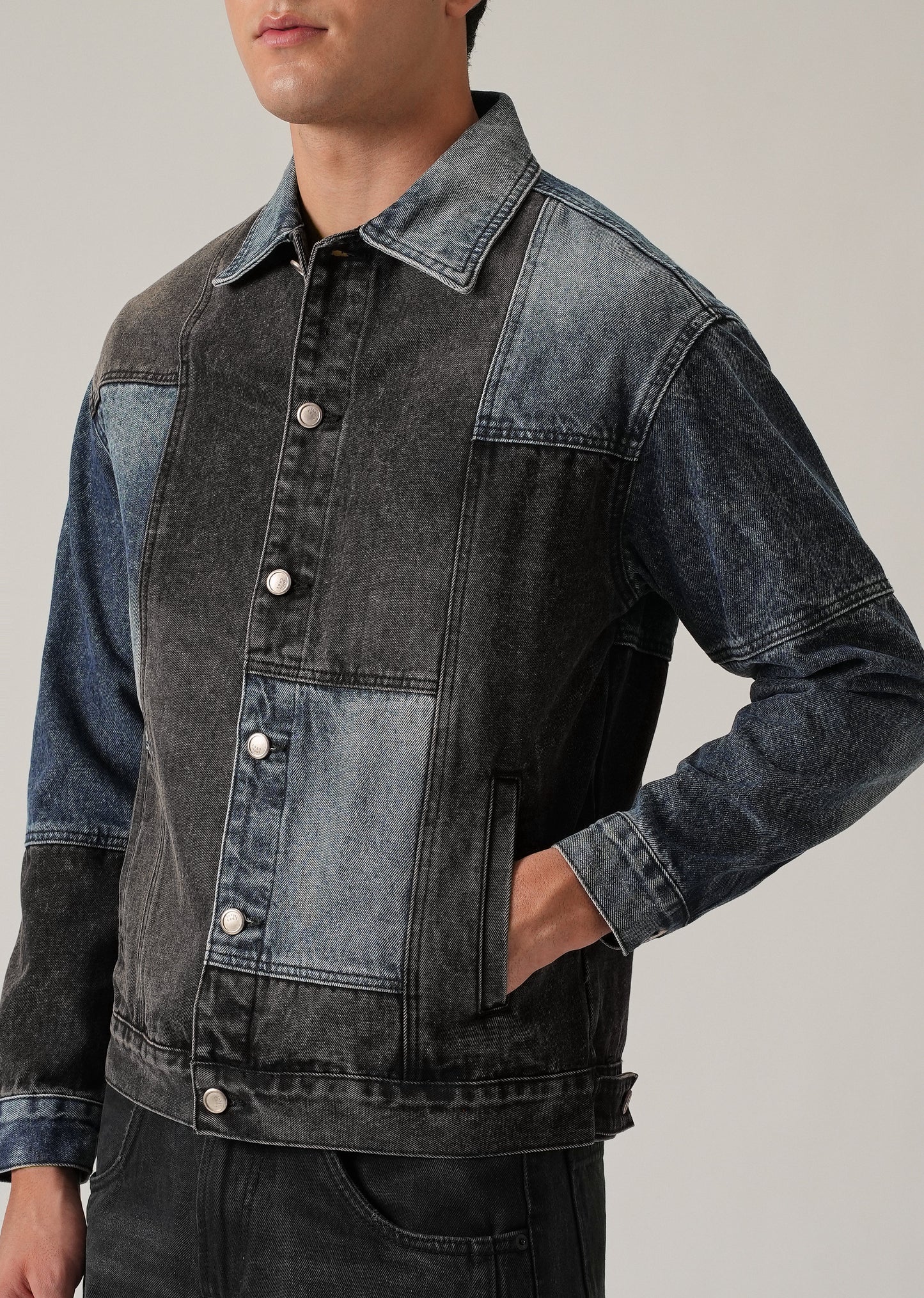 Patchwork Denim Jacket