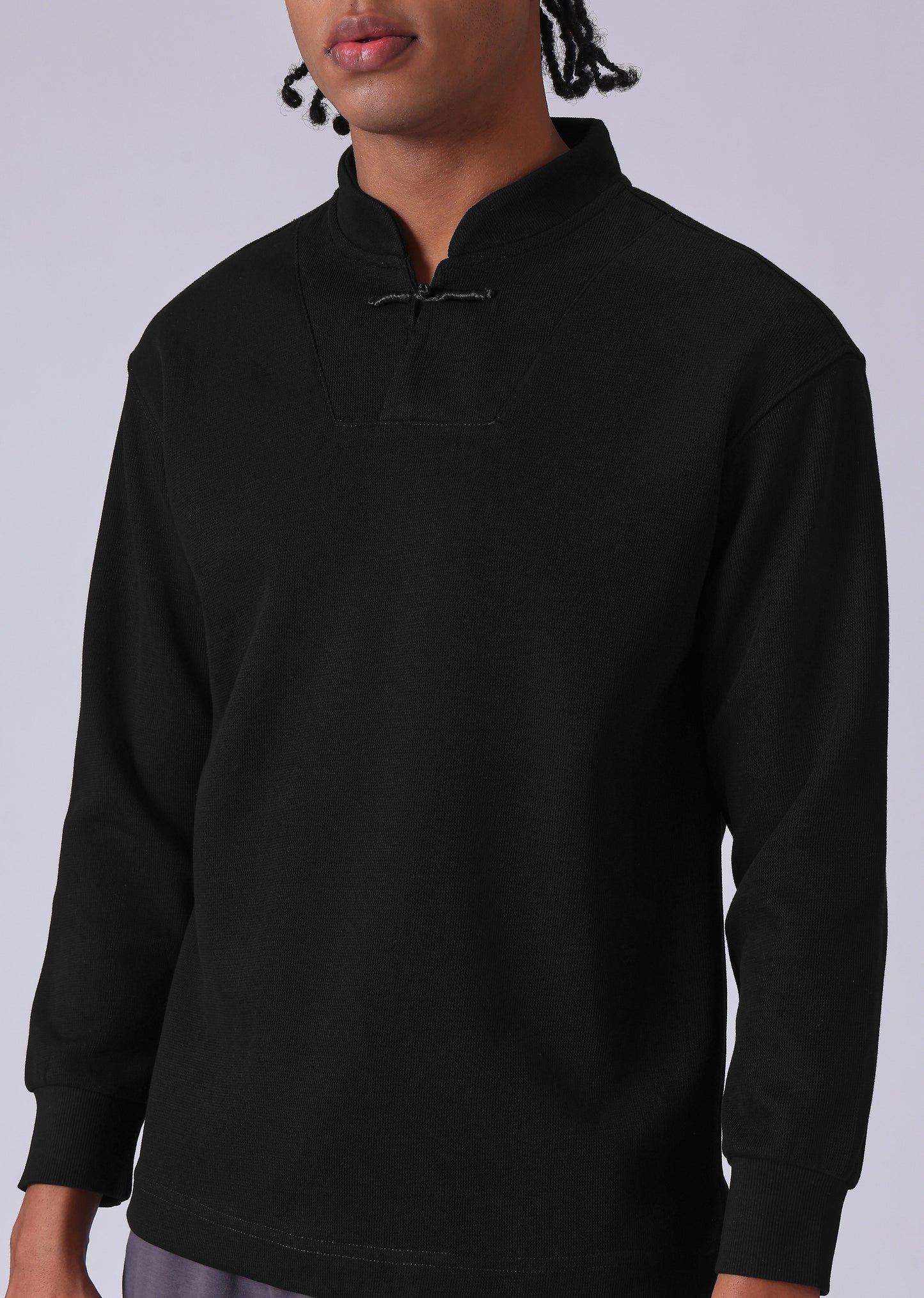 Solid Black Sweatshirt