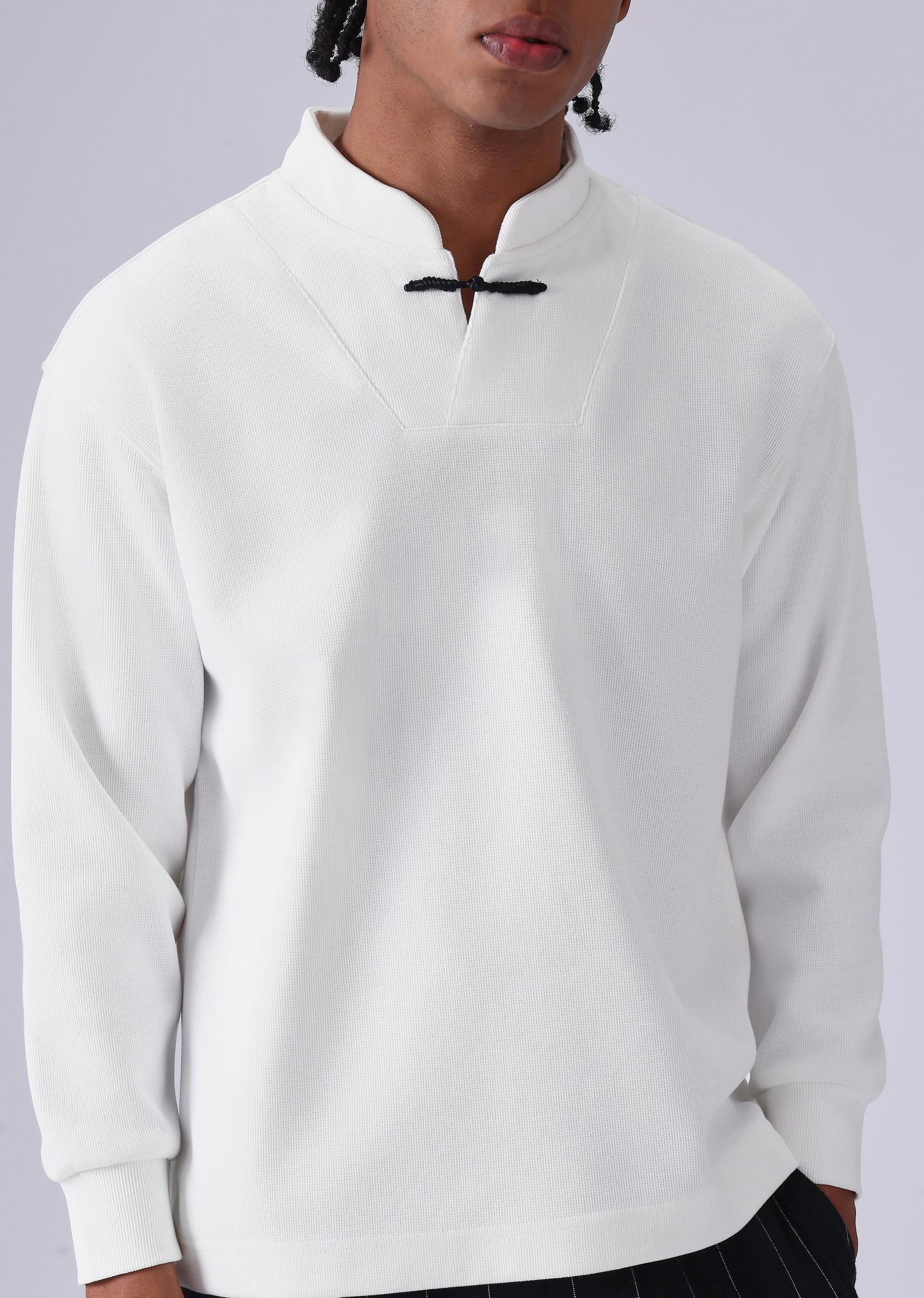 Solid White Sweatshirt