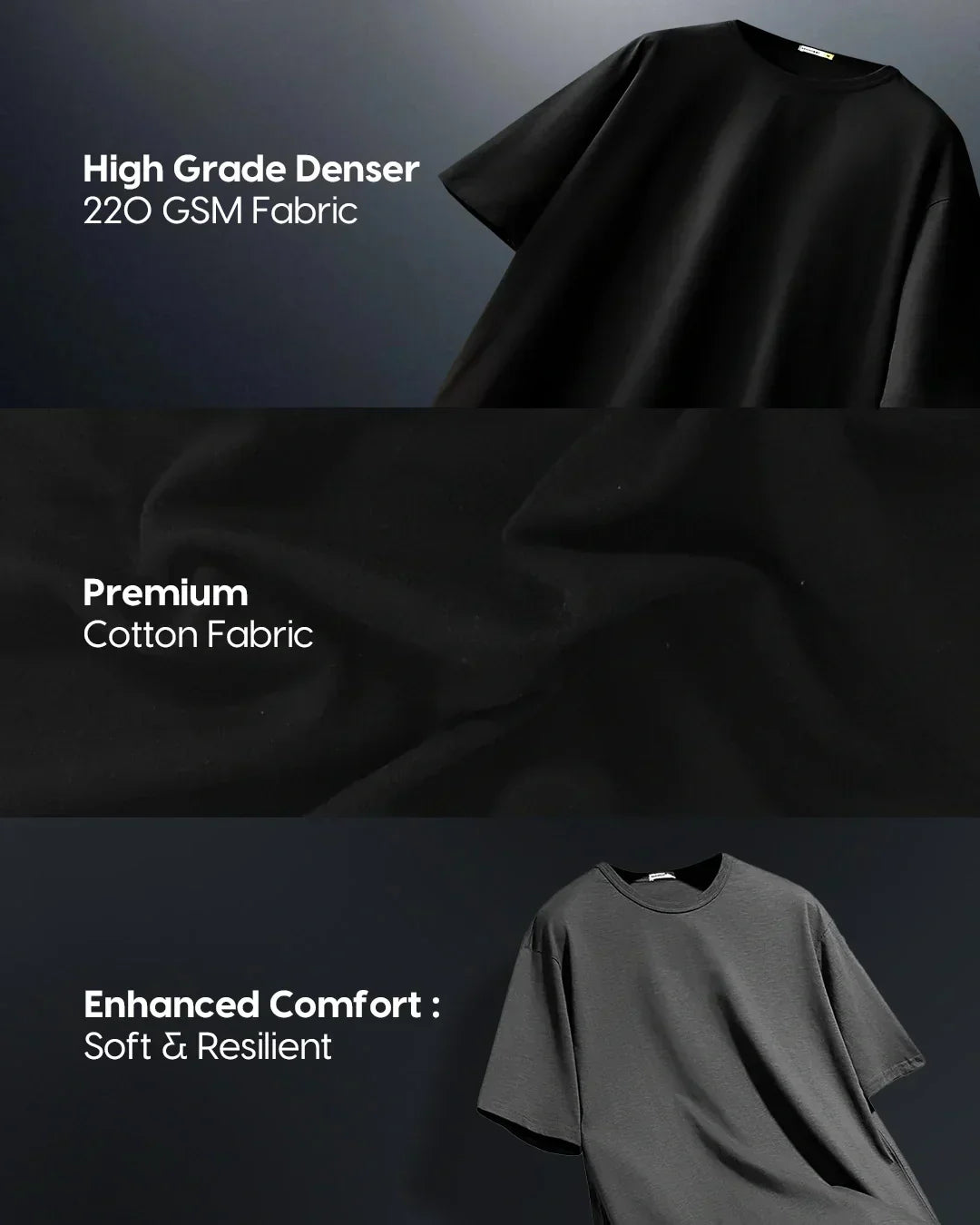 Men's Black Tripping Monkey Graphic Printed Oversized T-shirt