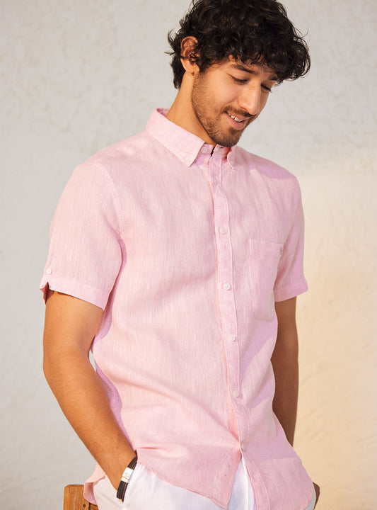 Faded Lotus Shirt Half Shirt