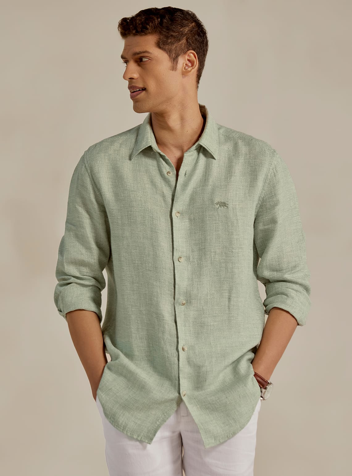 Lemongrass Linen Shirt