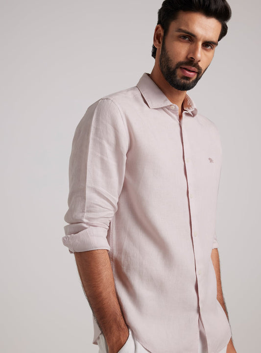 Lavender Mist Linen Shirt