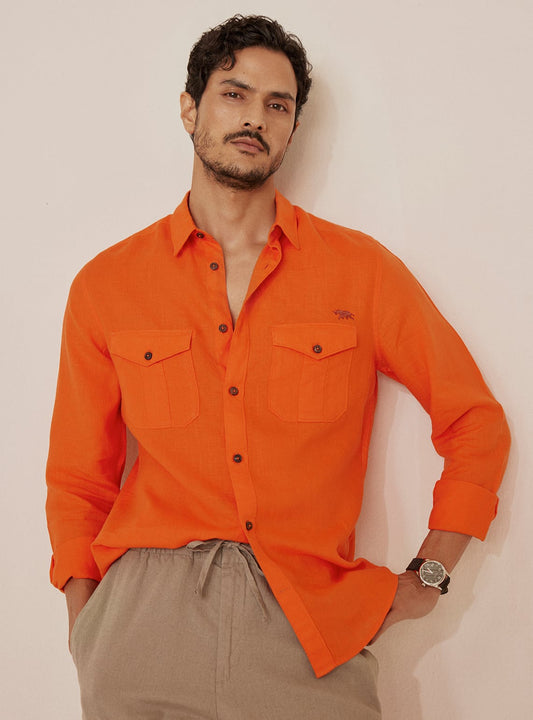 Clementine Linen Explorer Shirt