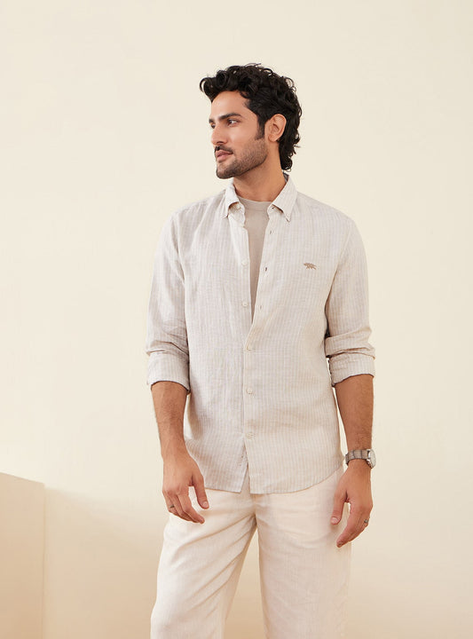 Saltlines Stripe Linen Shirt
