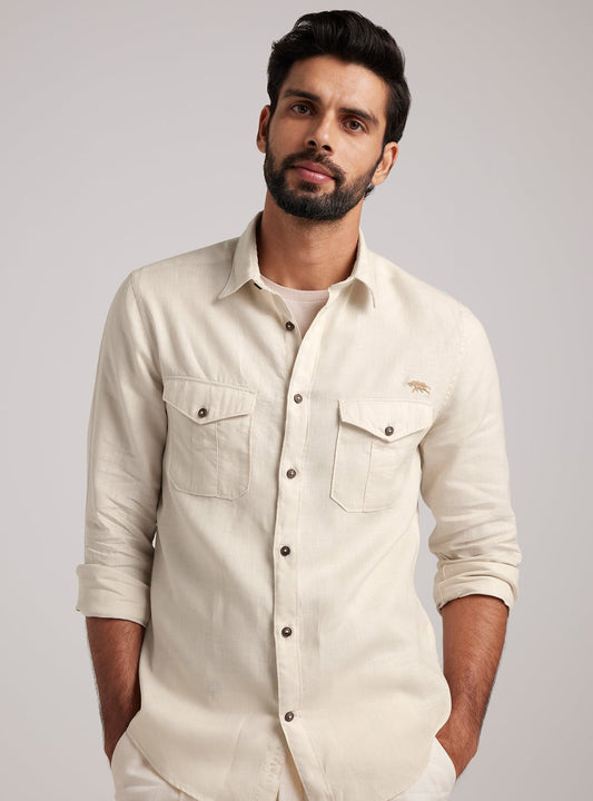 Seashell Linen Explorer Shirt