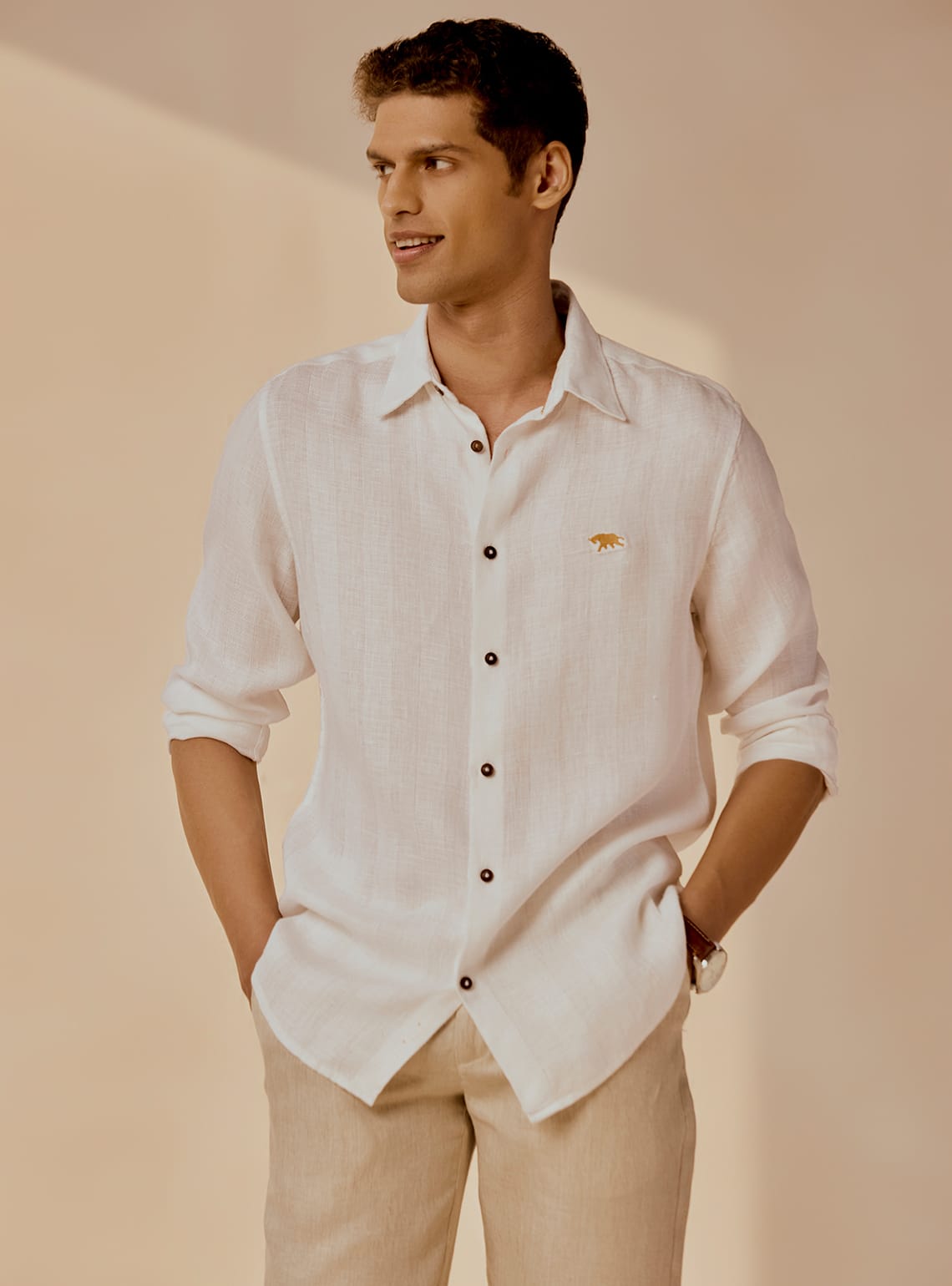 White Tide Linen Shirt