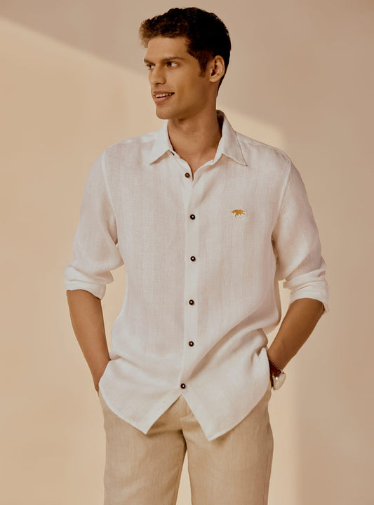 White Tide Linen Shirt
