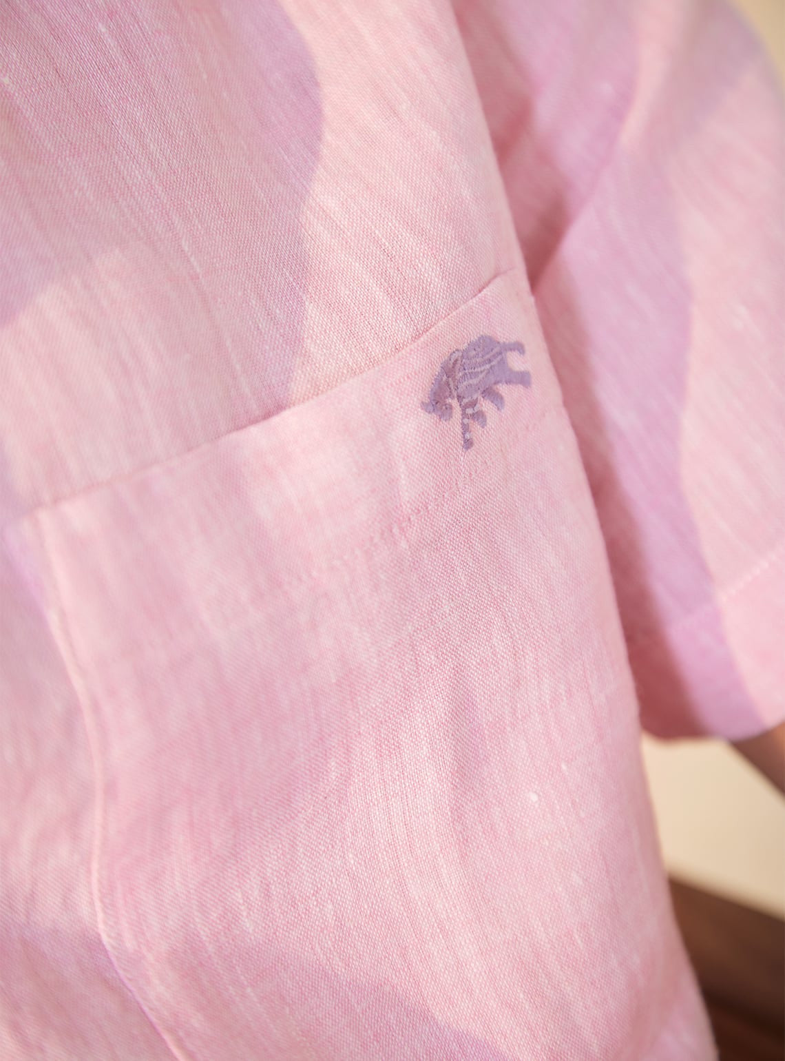 Faded Lotus Shirt Half Shirt