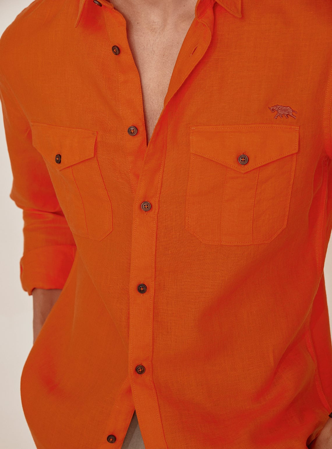 Clementine Linen Explorer Shirt