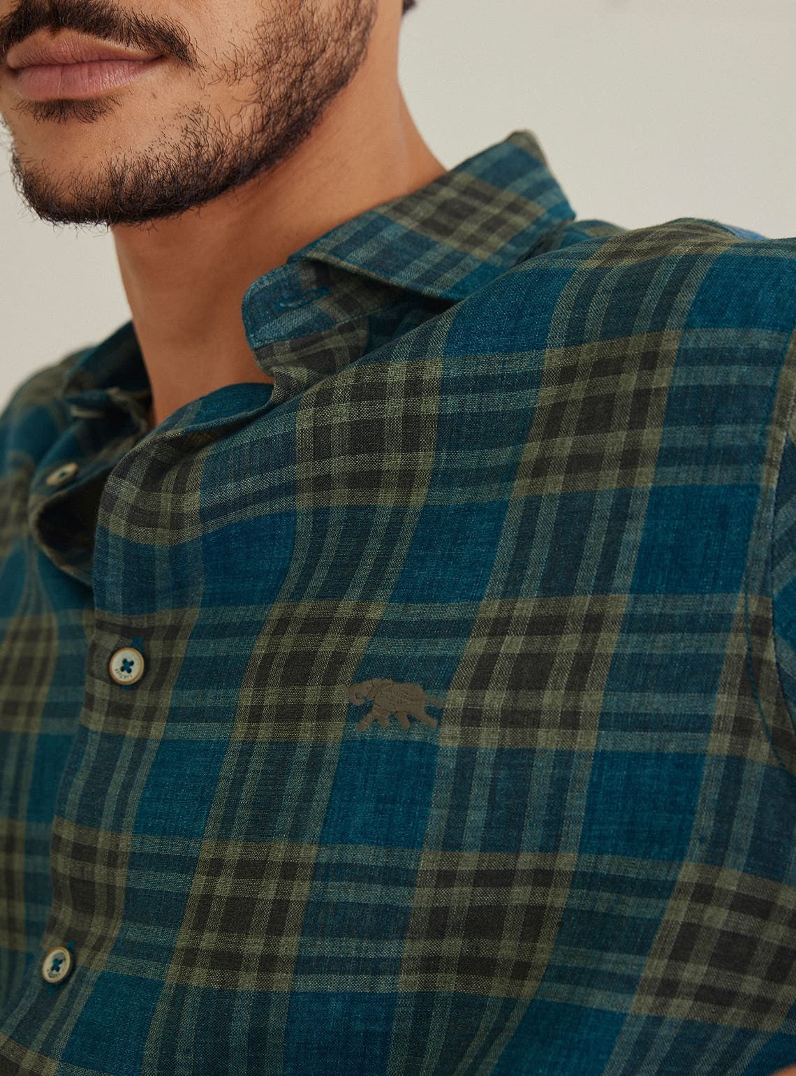 Mirage Check Linen Shirt