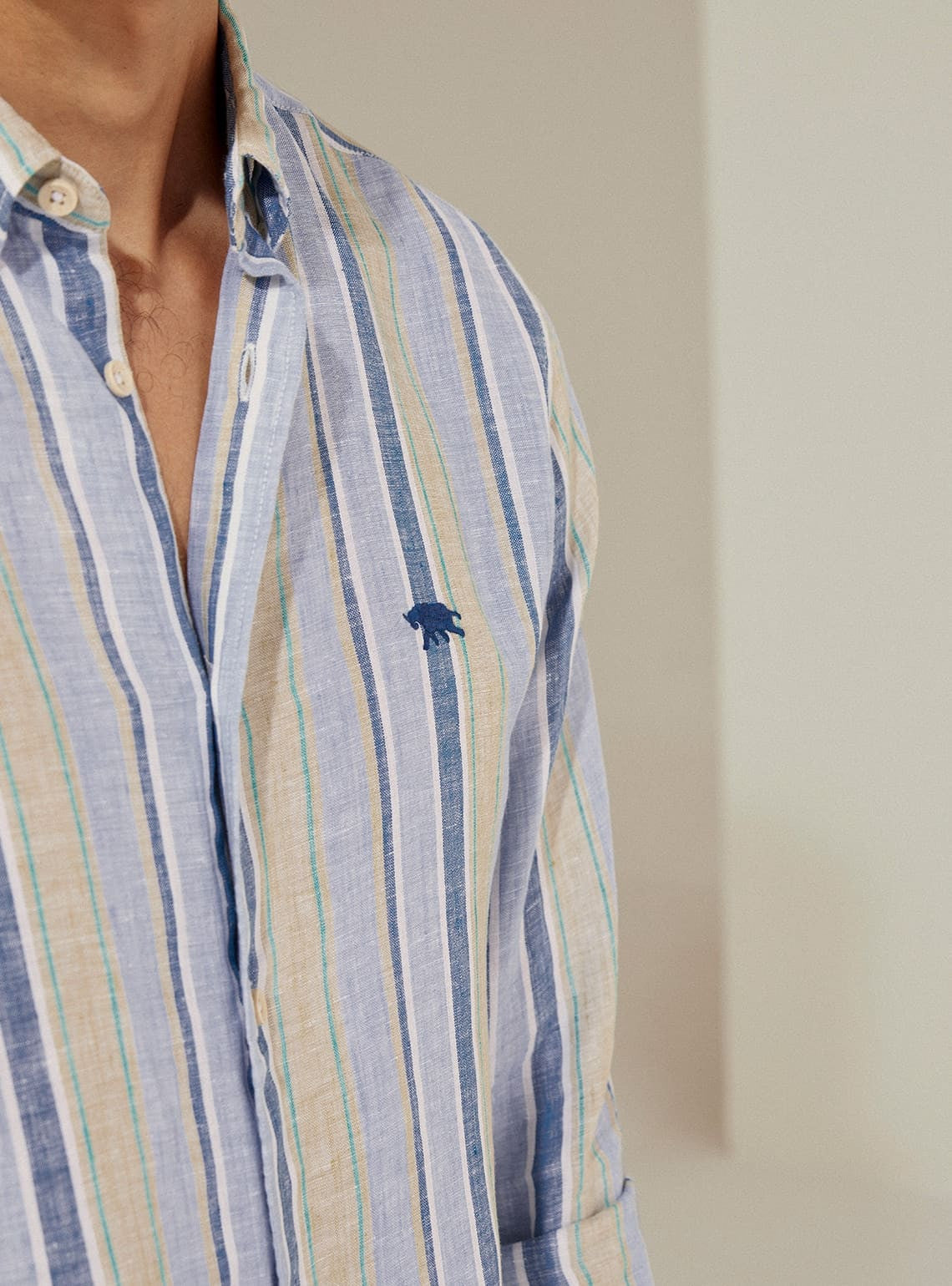 Skyway Stripe Linen Shirt
