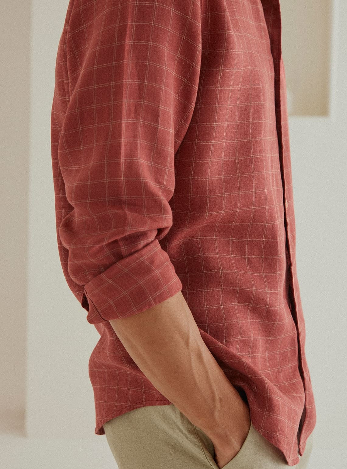 Redwood Check Linen Shirt