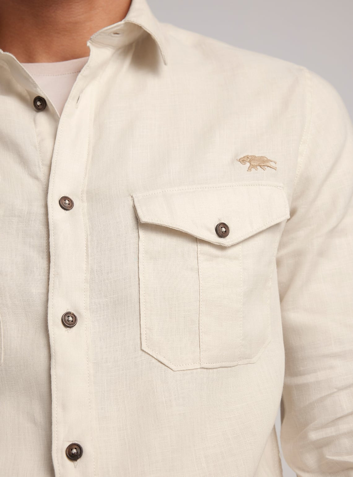 Seashell Linen Explorer Shirt
