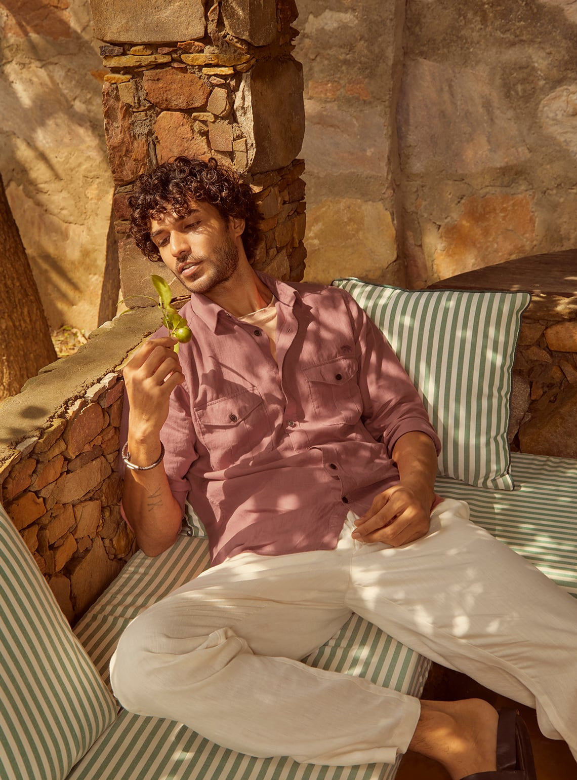 Wildberry Safari Linen Shirt