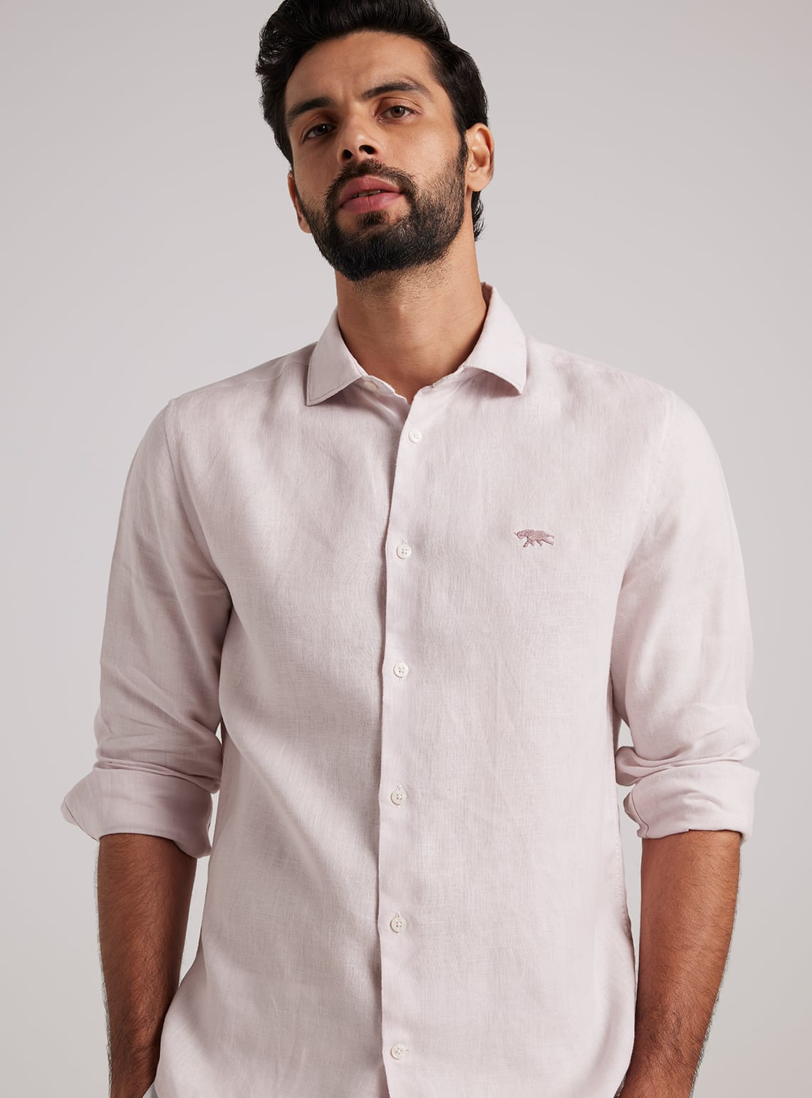 Lavender Mist Linen Shirt