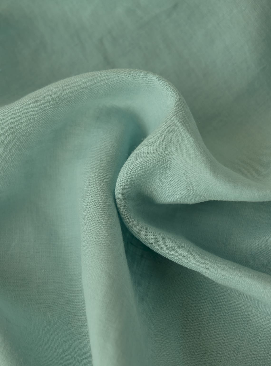 Aqua Teal Linen Shirt