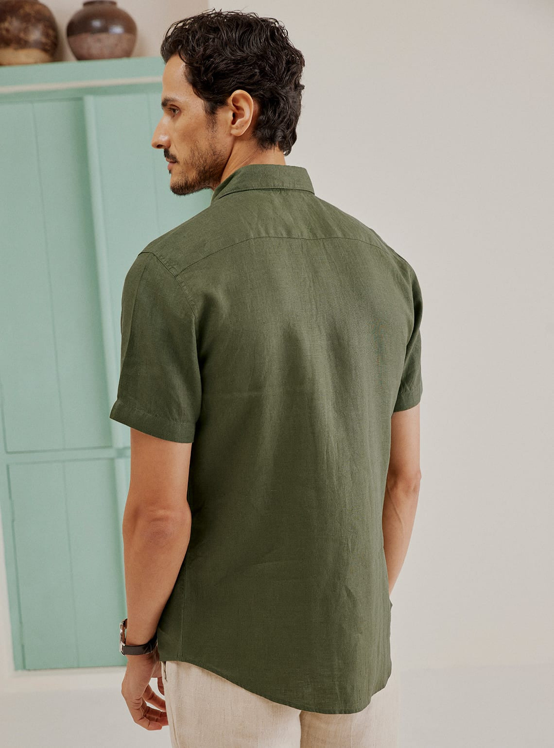 Dark Forest Linen Shirt