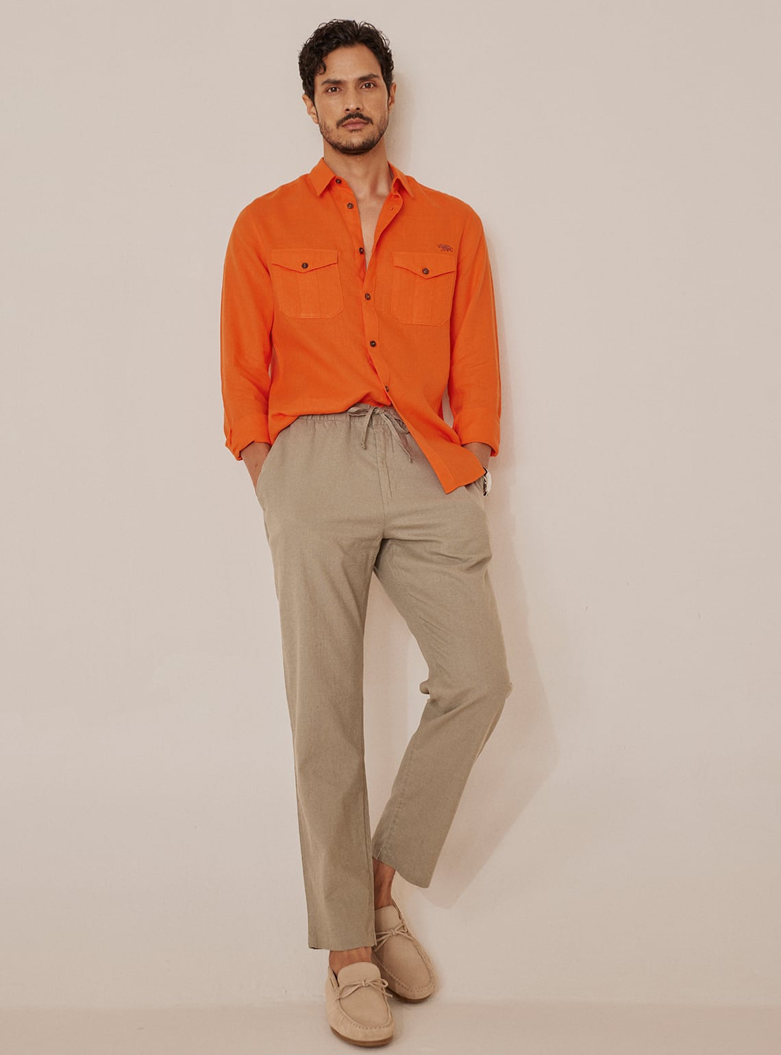 Clementine Linen Explorer Shirt