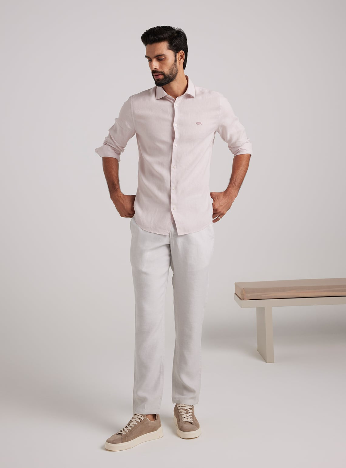 Lavender Mist Linen Shirt