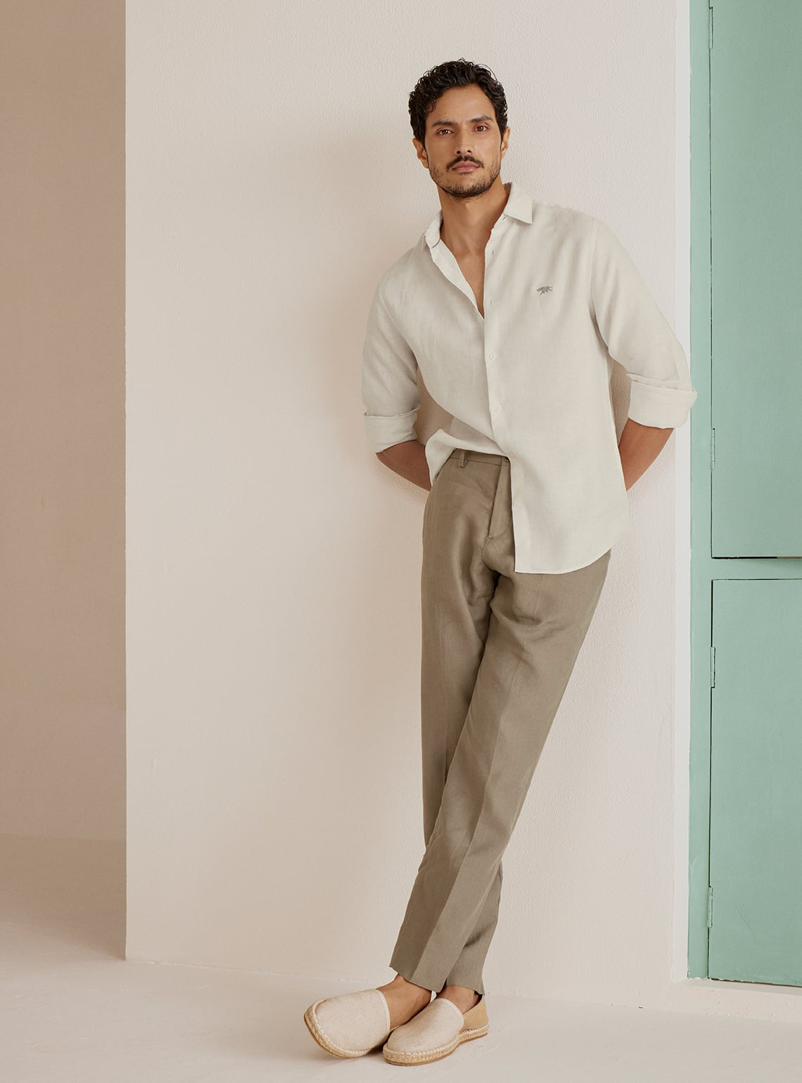 Cosmic Latte Linen Shirt