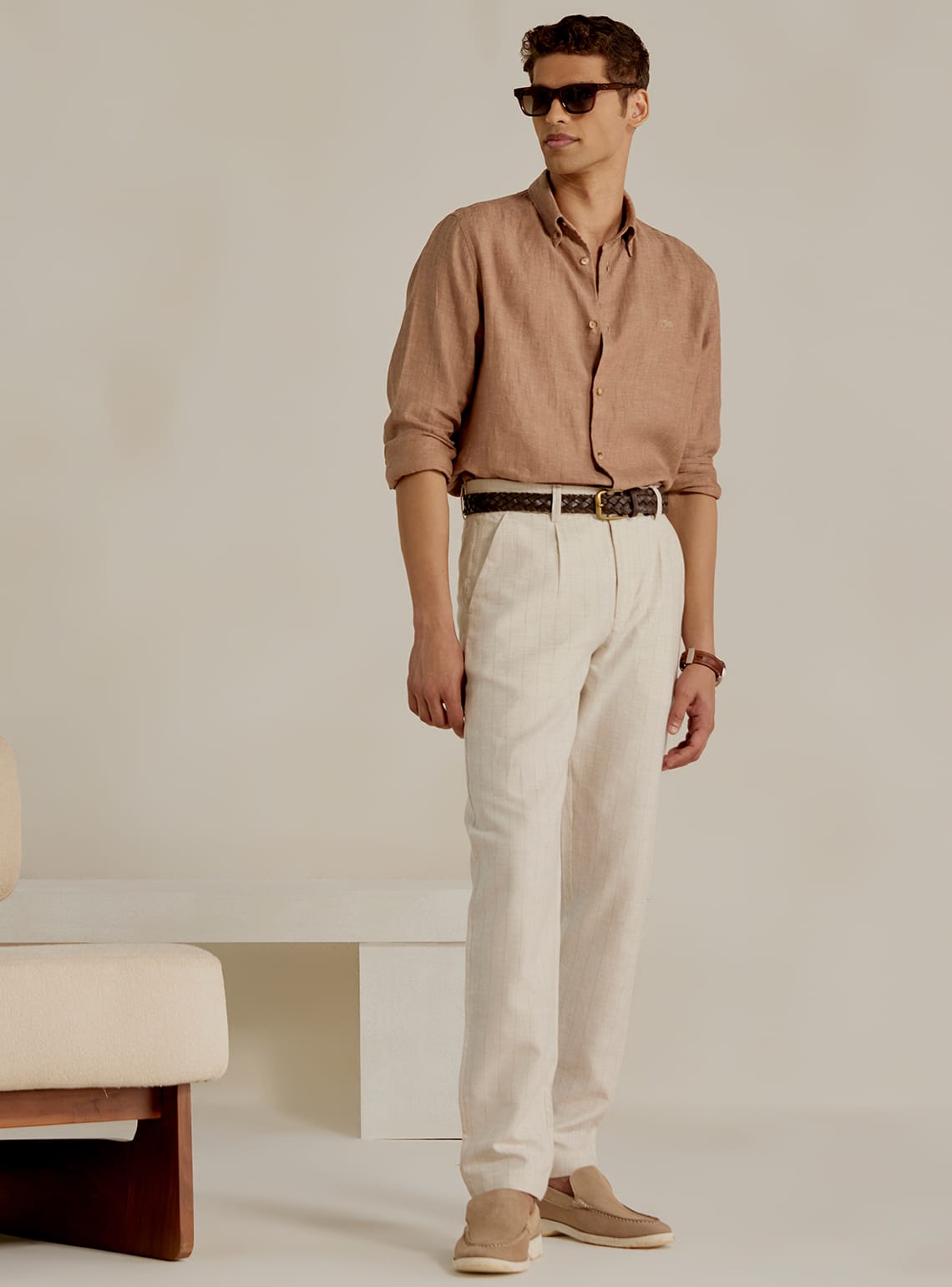 Indian Clay Linen Shirt