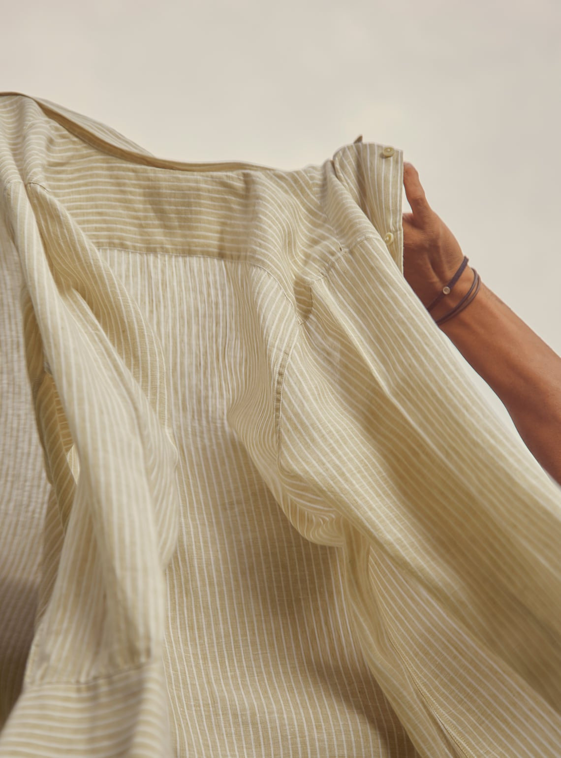 Classic Khaki Linen Shirt