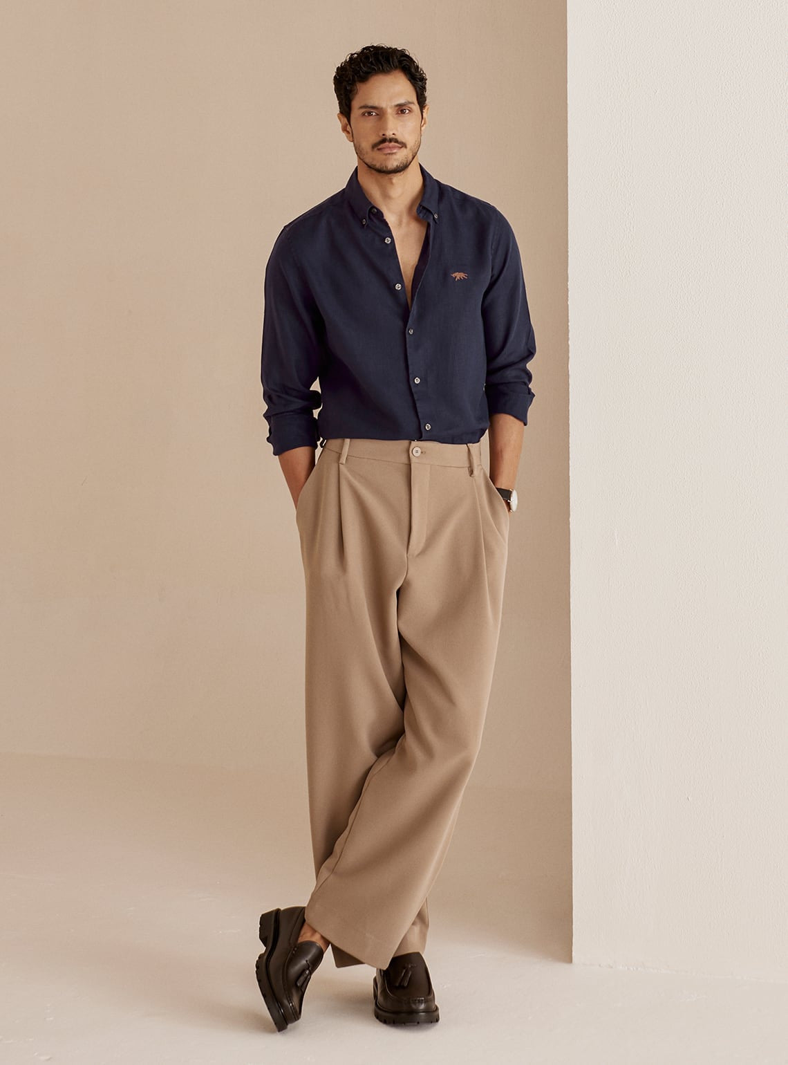 Deep Sea Linen Shirt