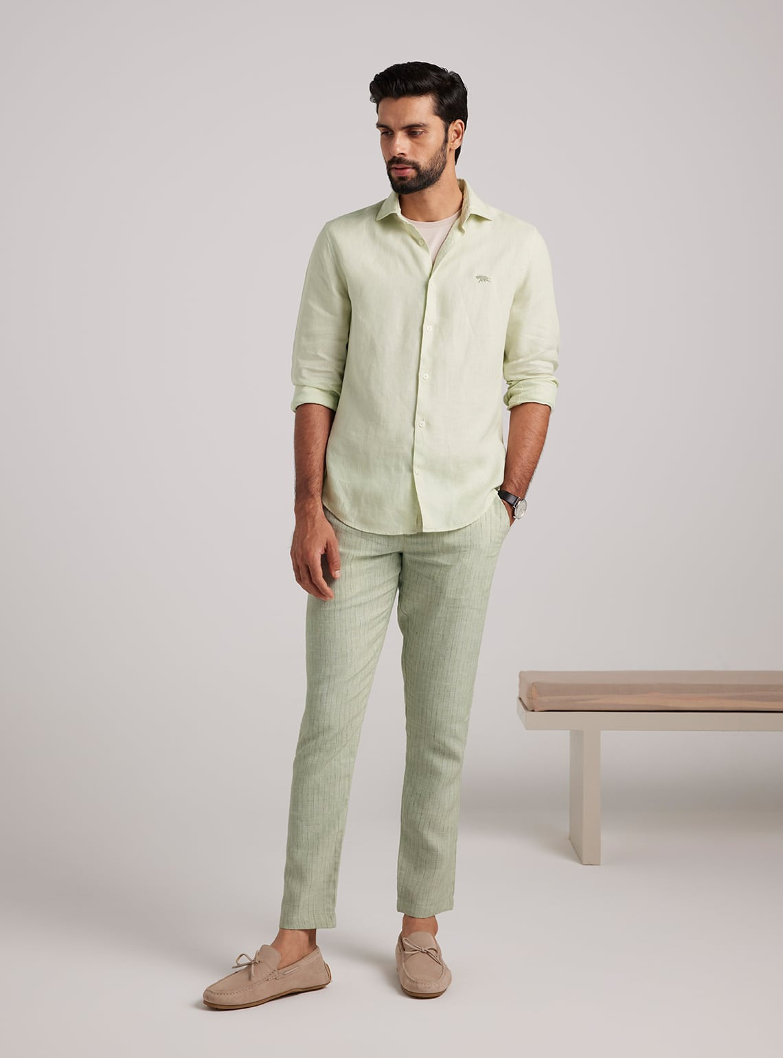 Mint Mist Linen Shirt