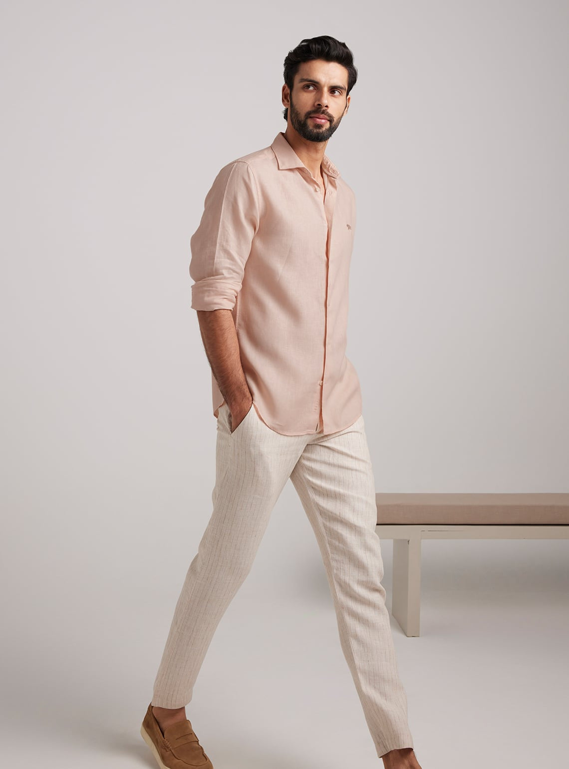 Pastel Breeze Linen Shirt