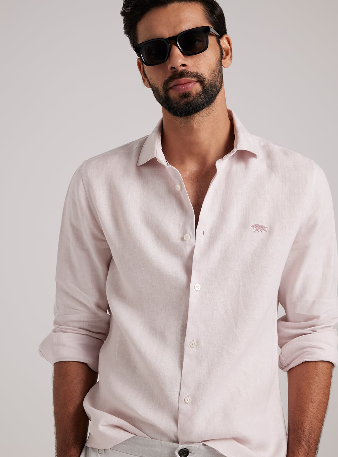 Lavender Mist Linen Shirt