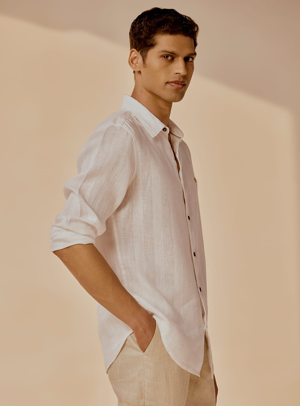 White Tide Linen Shirt