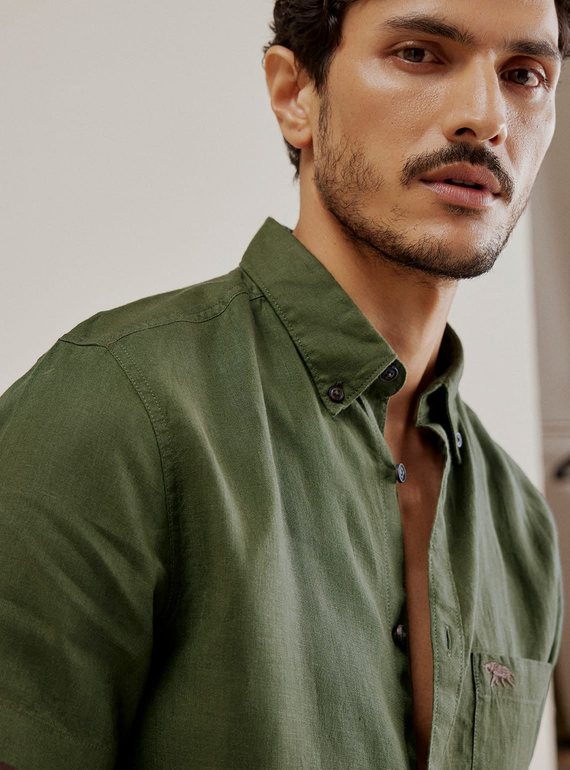 Dark Forest Linen Shirt