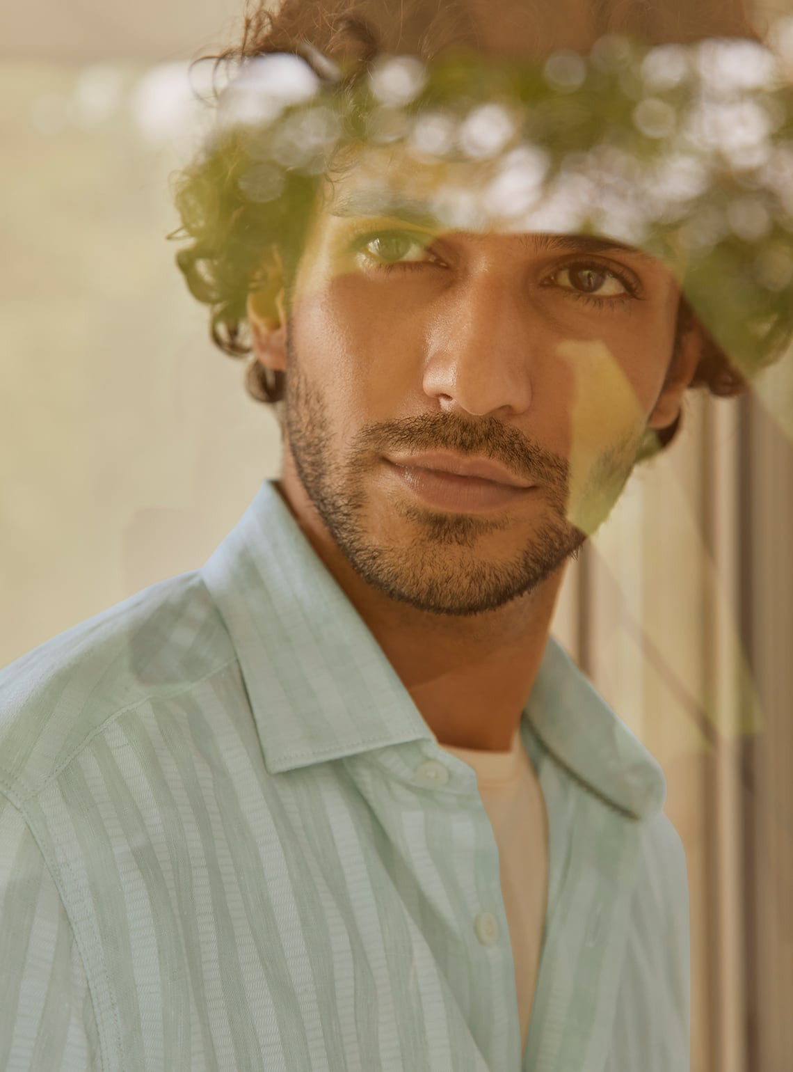 Caribbean Green Stripe Shirt