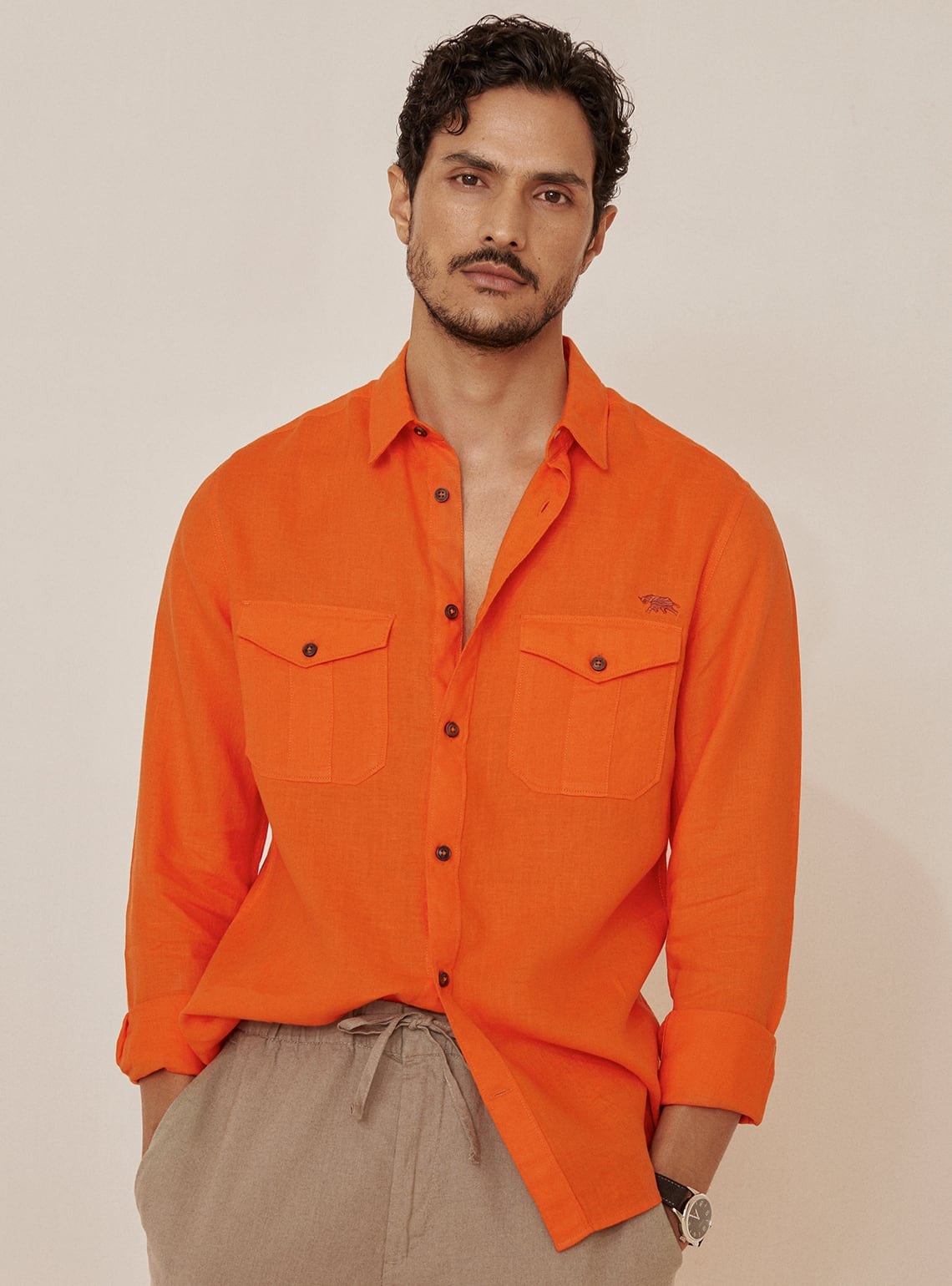 Clementine Linen Explorer Shirt