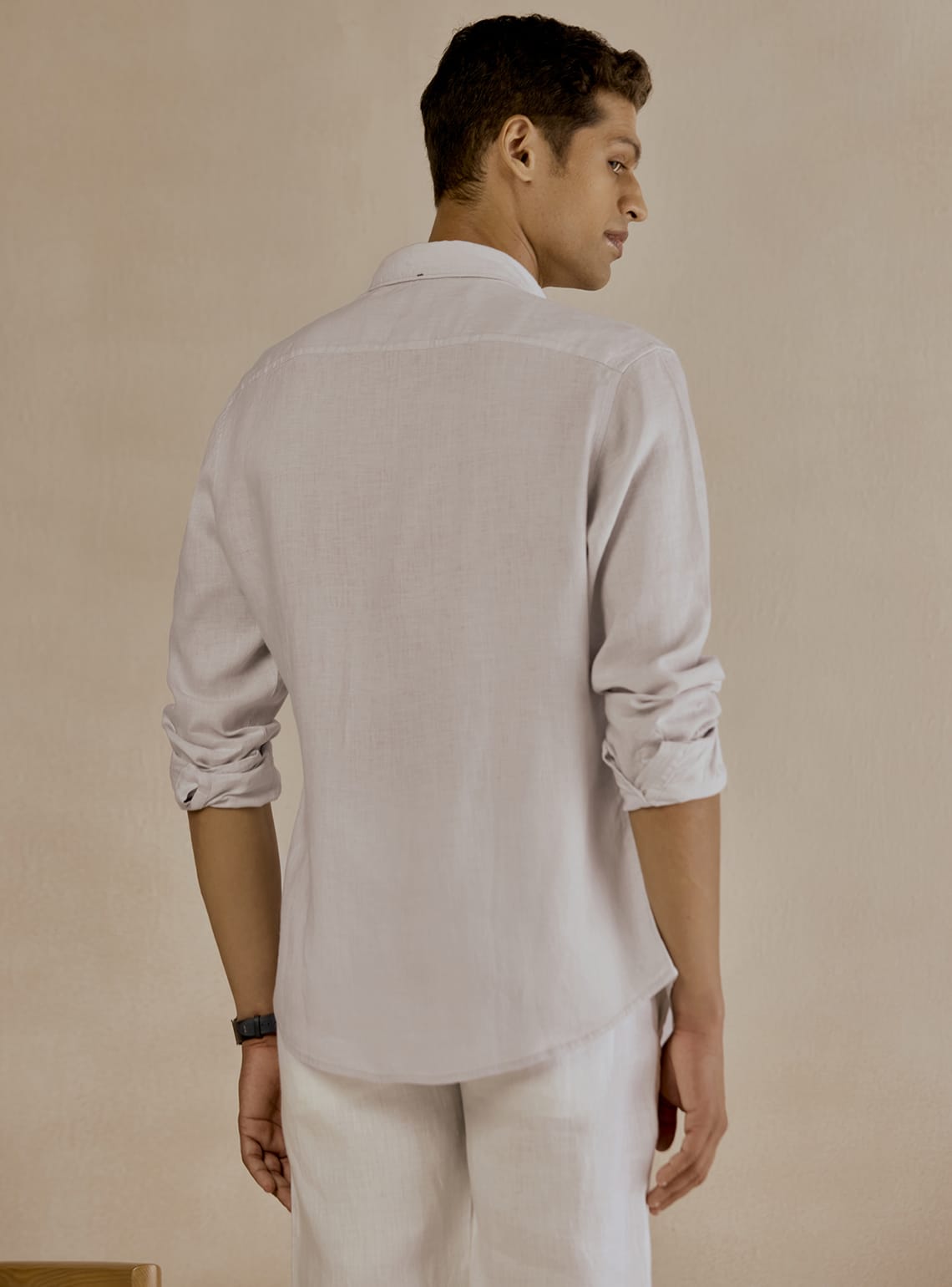 Zorba Grey Linen Shirt
