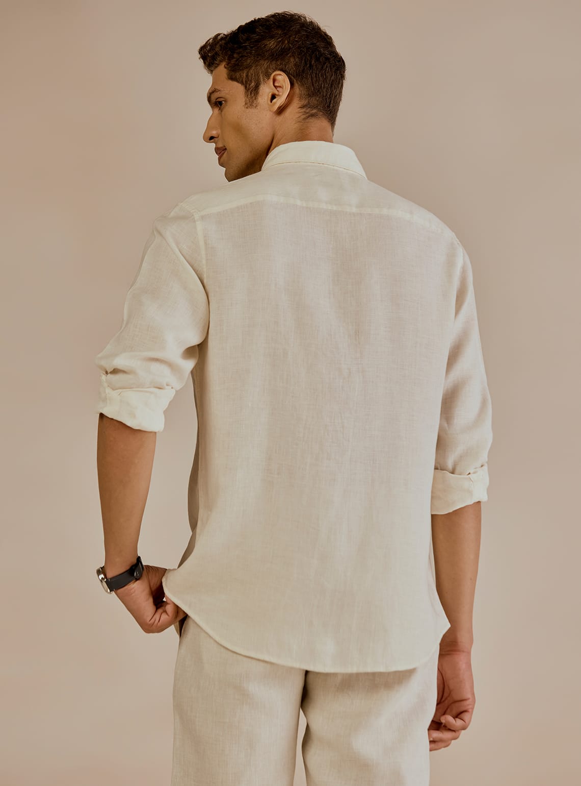 Malta White Linen Shirt