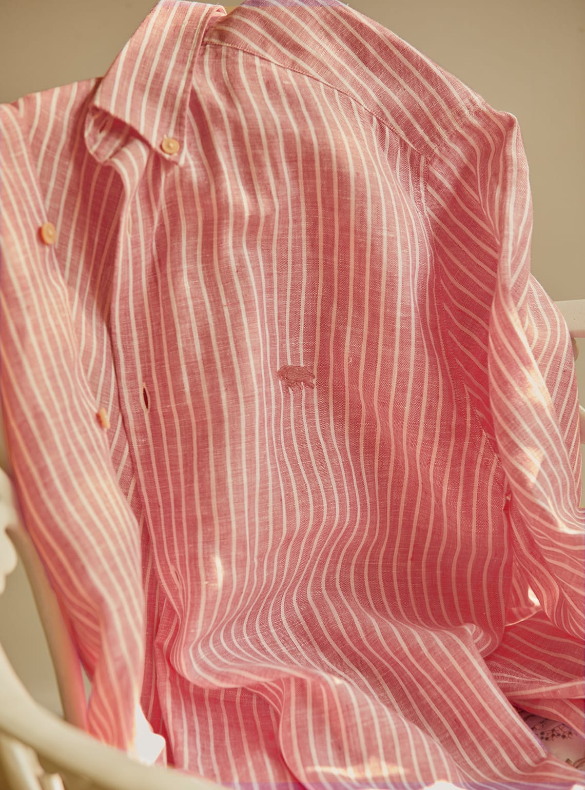 Pink Charm Linen Shirt