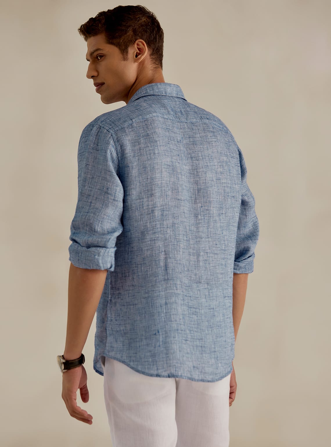 Ocean Wave Linen Shirt