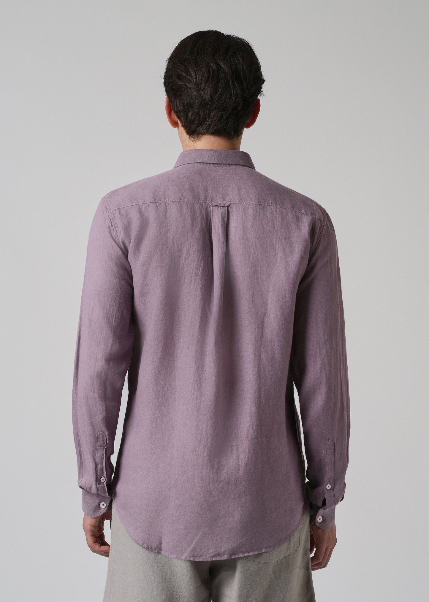 100% Pure Lavender Linen Shirt