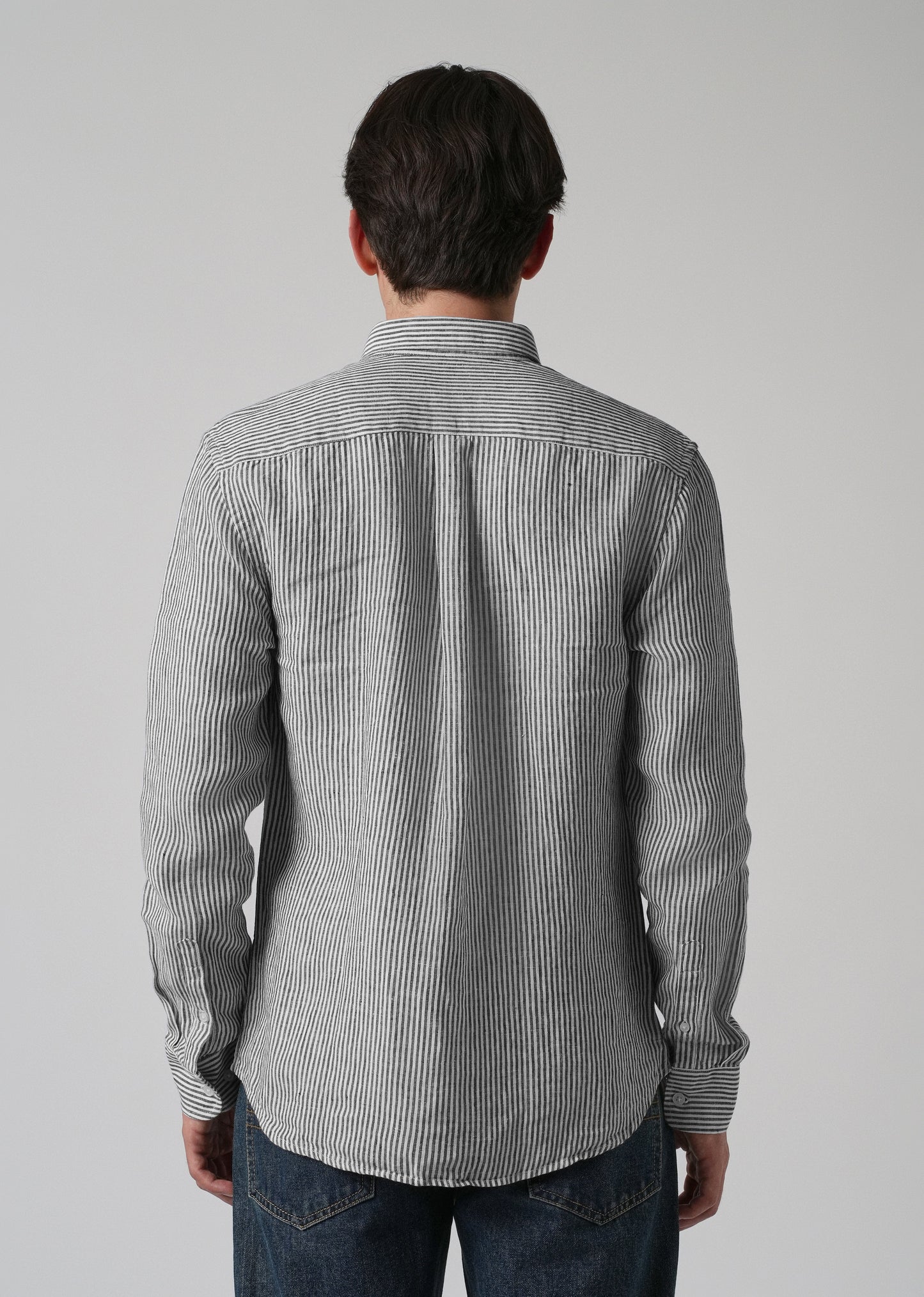 100% Pure Irish Pin Stripe Linen Shirt